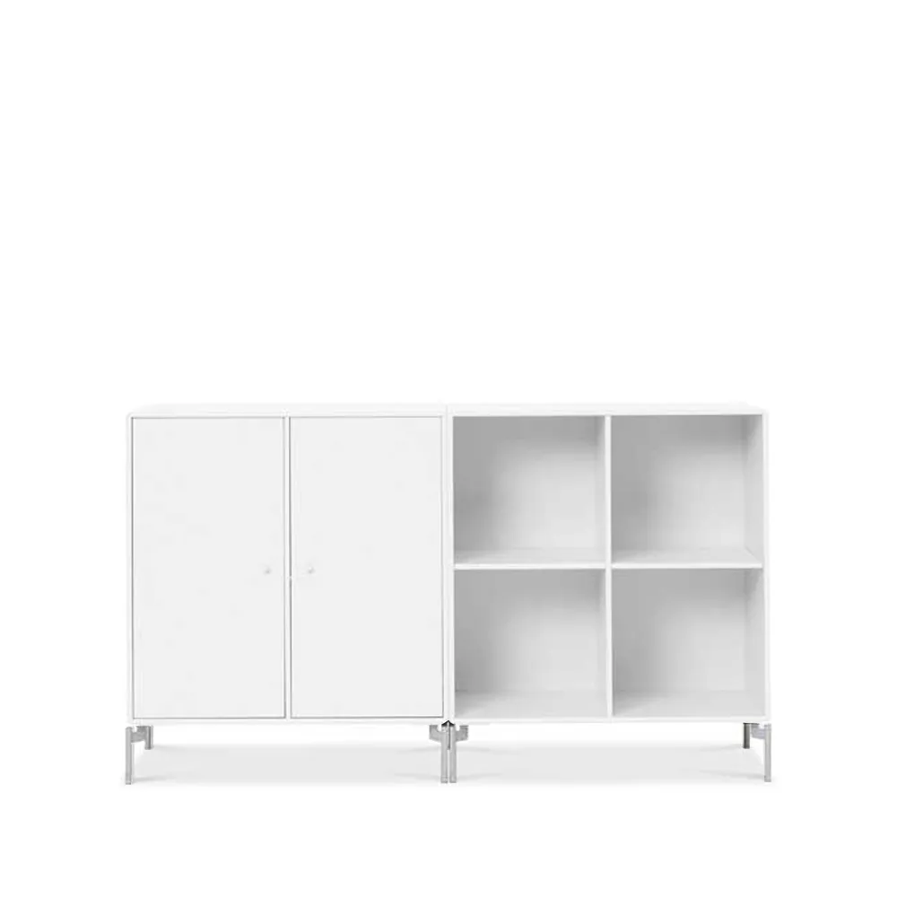 Pair sideboard, new white 101, kromben Montana