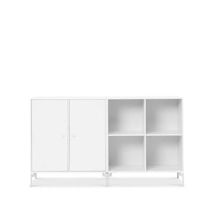Pair sideboard - new white 101, vitlackade ben - Montana