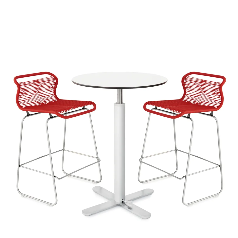 Panton One kitchen barstol, holmes, rostfritt stål Montana