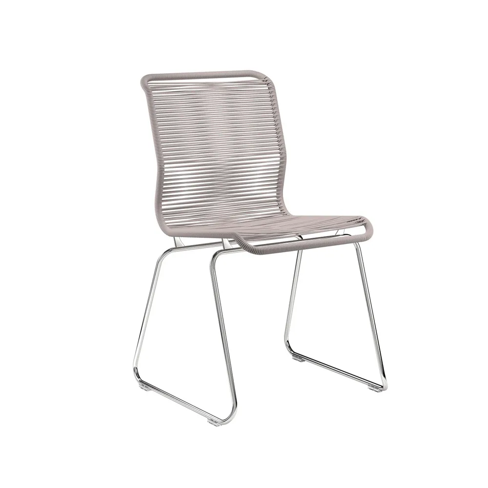 Panton One stol, carmen, rostfritt stål Montana