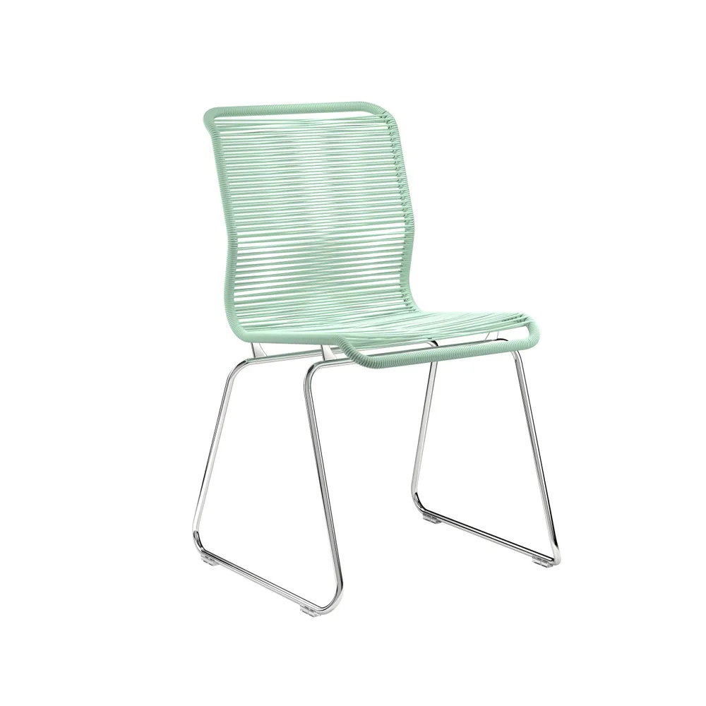 Panton One stol, marylinn, rostfritt stål Montana