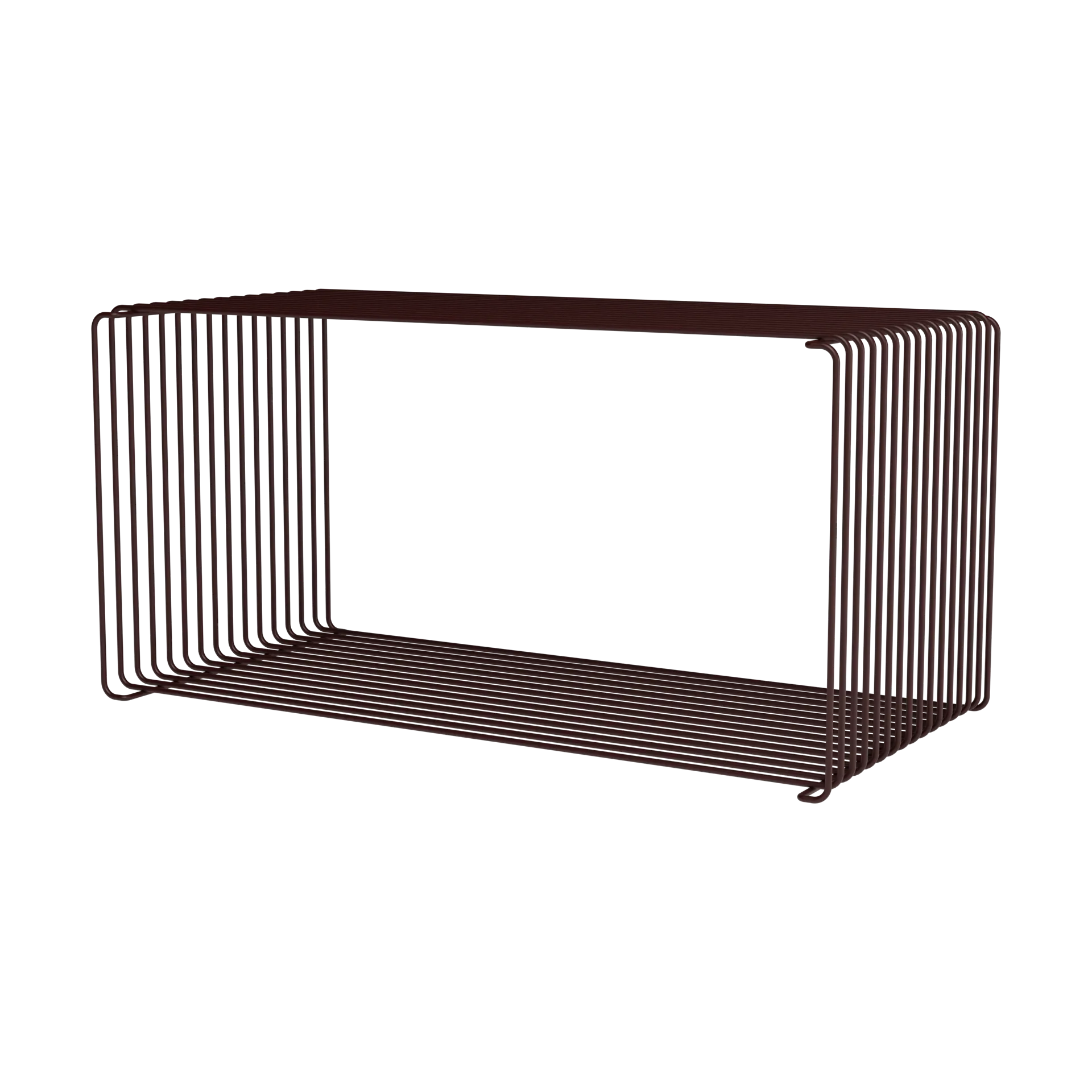 Panton Wire Extended hylla 70x34,8x34,8 cm, Black red Montana