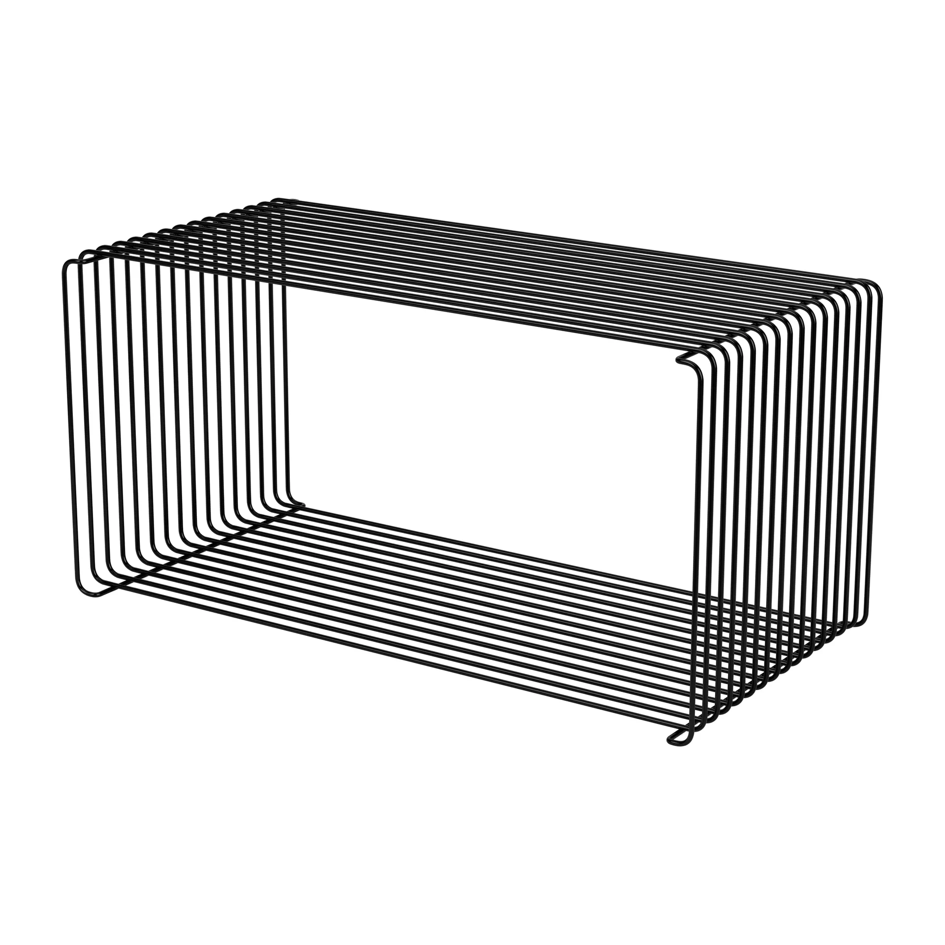 Panton Wire Extended hylla 70x34,8x34,8 cm, Black Montana