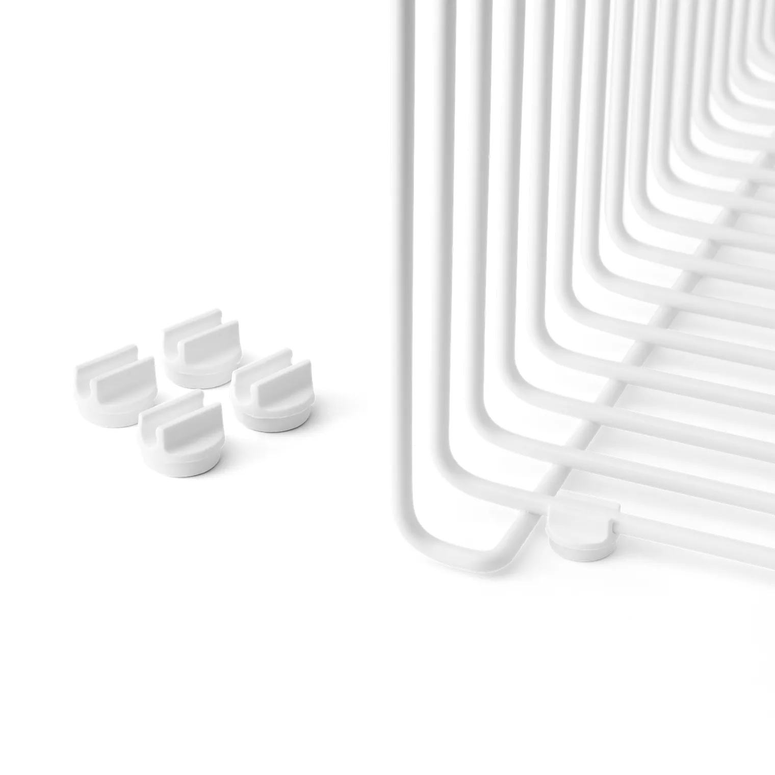 Panton Wire feet distansfötter 4-pack, Snow Montana