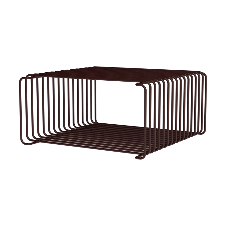 Panton Wire Half Height hylla 34,8x17,2x34,8 cm - Black red - Montana
