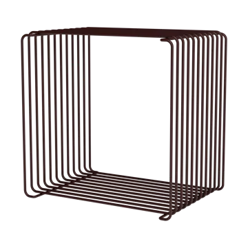 Panton Wire Single hylla 34,8x34,8x25,7 cm - Black red - Montana