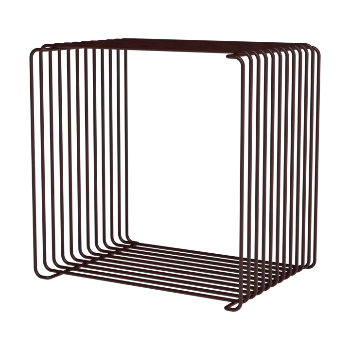 Panton Wire Single hylla 34,8x34,8x25,7 cm - Black red - Montana