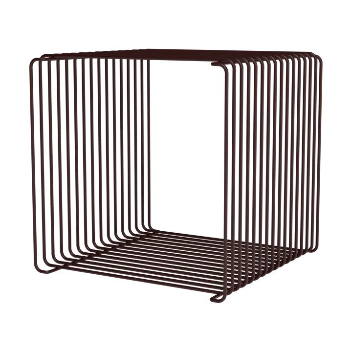 Panton Wire Single hylla 34,8x34,8x34,8 cm - Black red - Montana