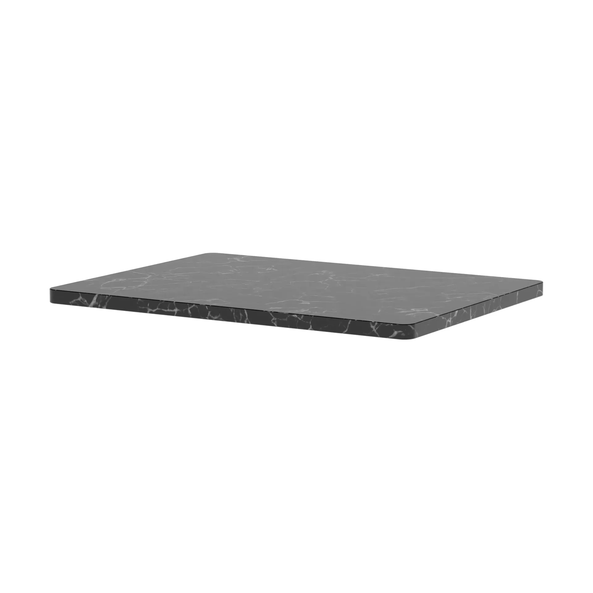 Panton Wire toppskiva 34,8x25,7 cm, Black marble Montana