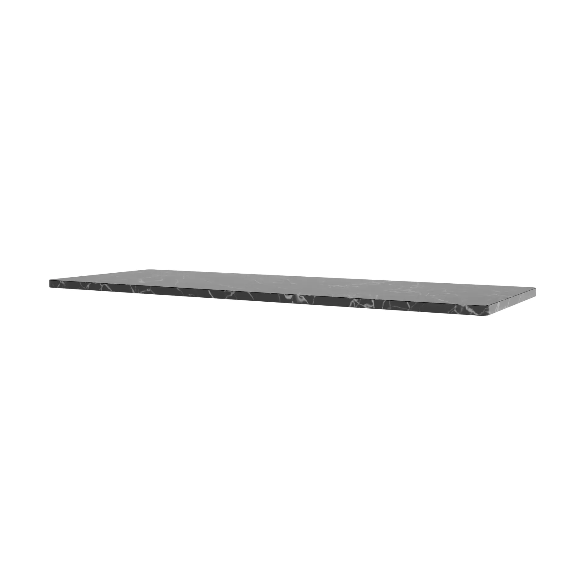 Panton Wire toppskiva 70,1x25,7 cm, Black marble Montana