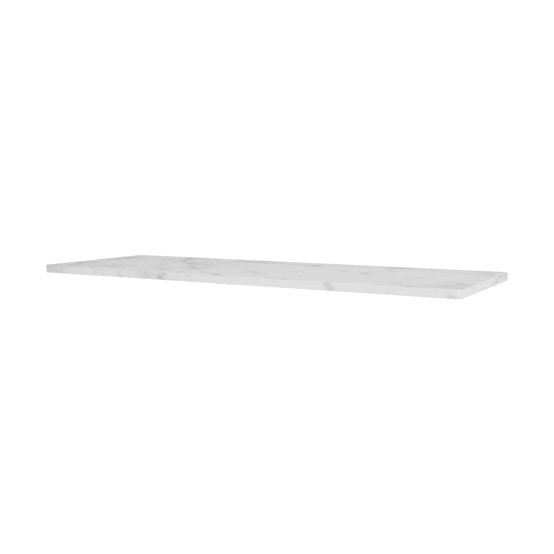 Panton Wire toppskiva 70,1x25,7 cm, White marble Montana