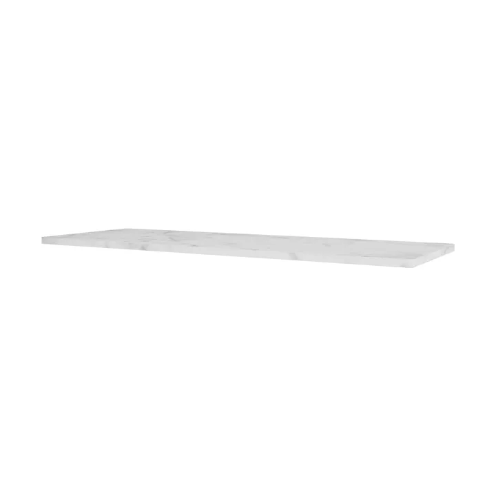 Panton Wire toppskiva 70,1x25,7 cm - White marble - Montana