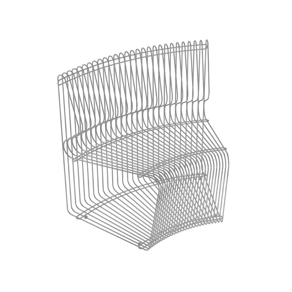 Pantonova modulsoffa, stainless steel, convex Montana