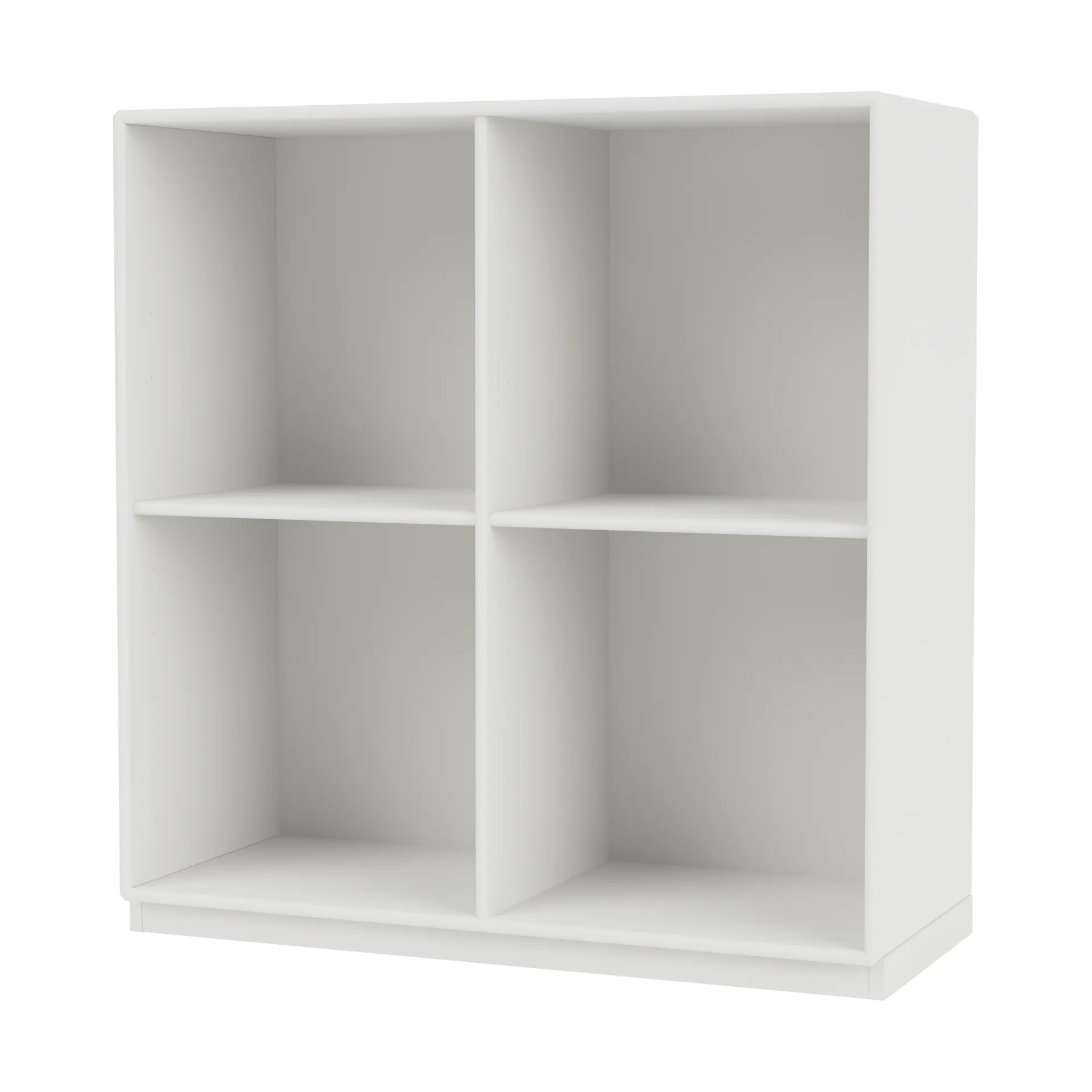 SHOW hylla 69,6x69,6 cm, sockel 3 cm, 01-White Montana