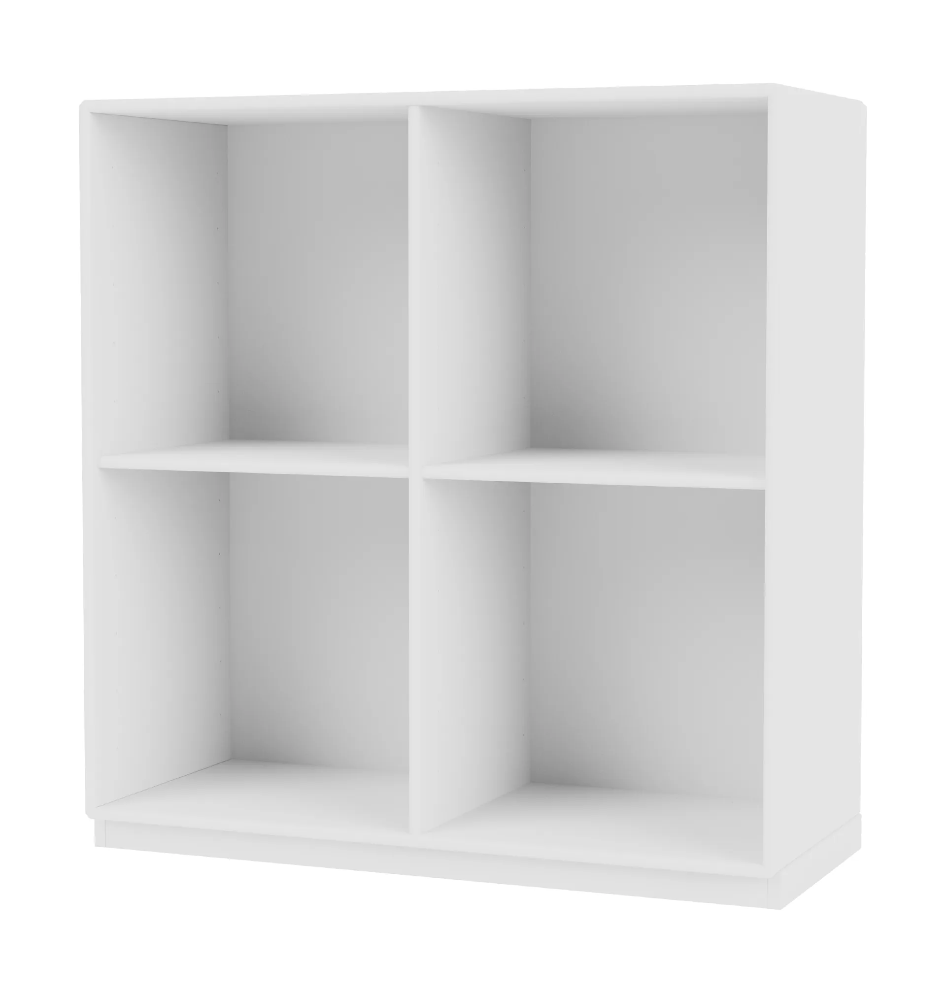 SHOW hylla 69,6x69,6 cm, sockel 3 cm, 101-NewWhite Montana