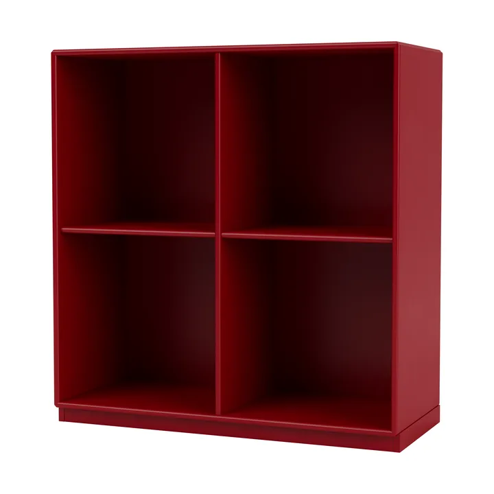 SHOW hylla 69,6x69,6 cm, sockel 3 cm - 165-Beetroot - Montana