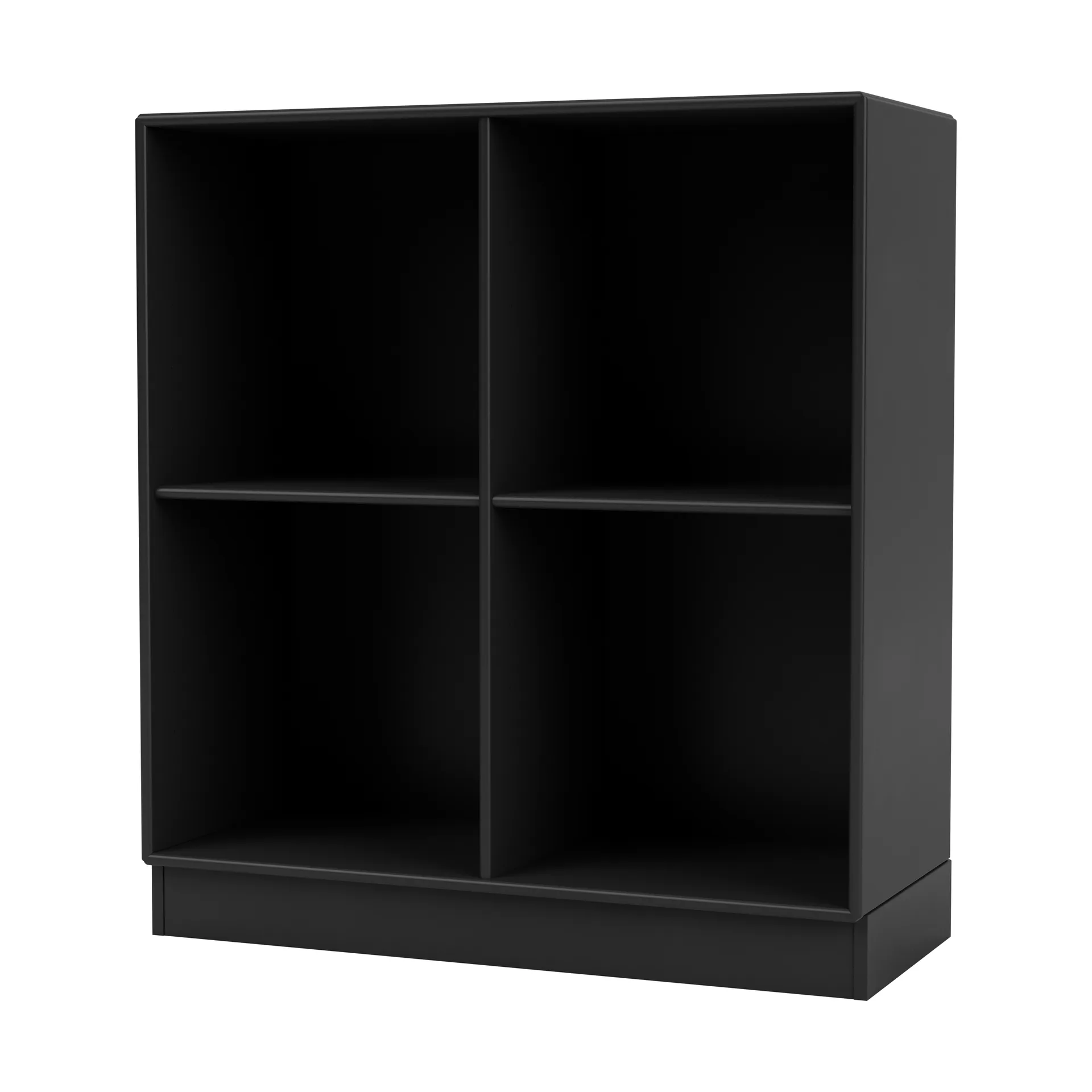 SHOW hylla 69,6x69,6 cm, sockel 7 cm, 05-Black Montana