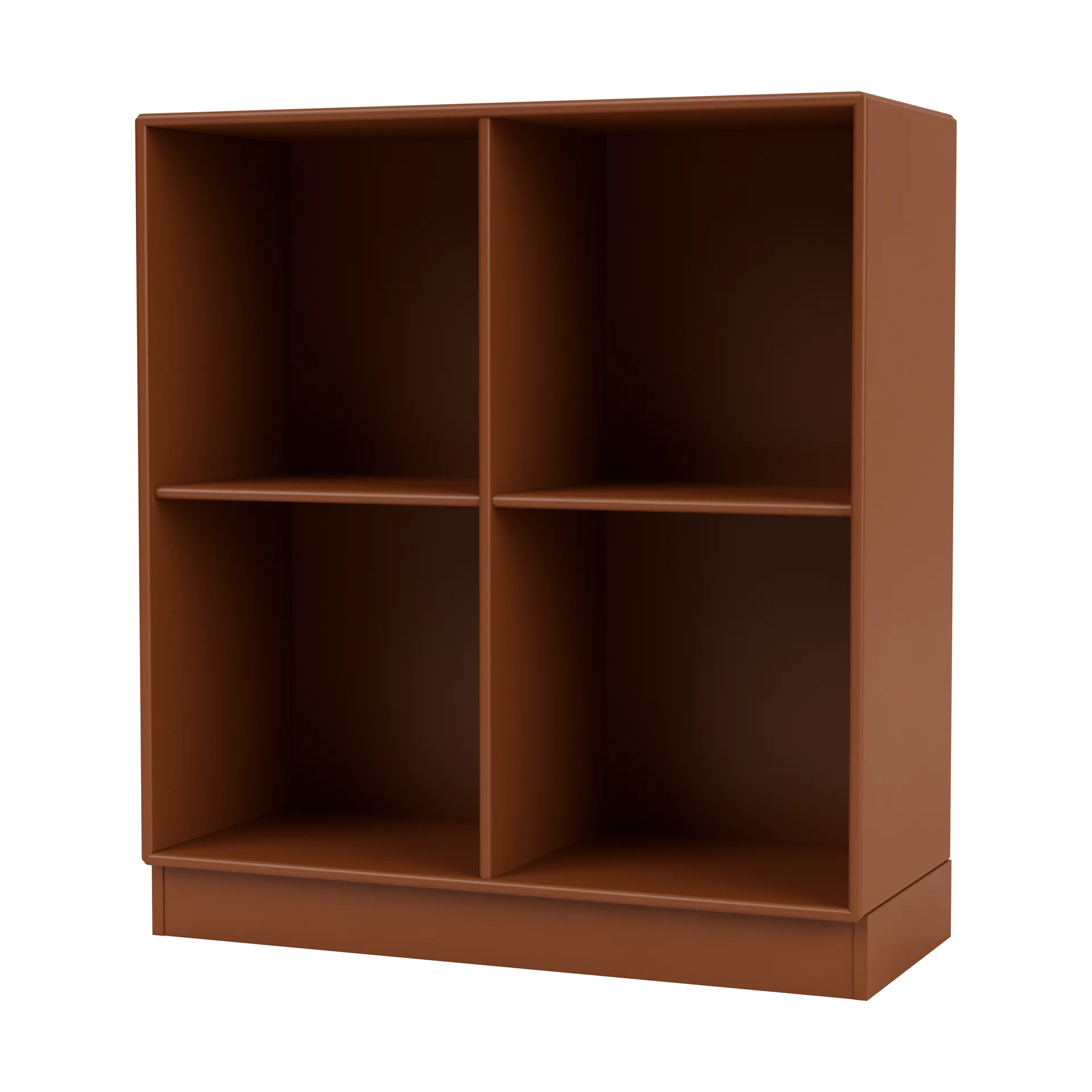 SHOW hylla 69,6x69,6 cm, sockel 7 cm, 146-Hazelnut Montana