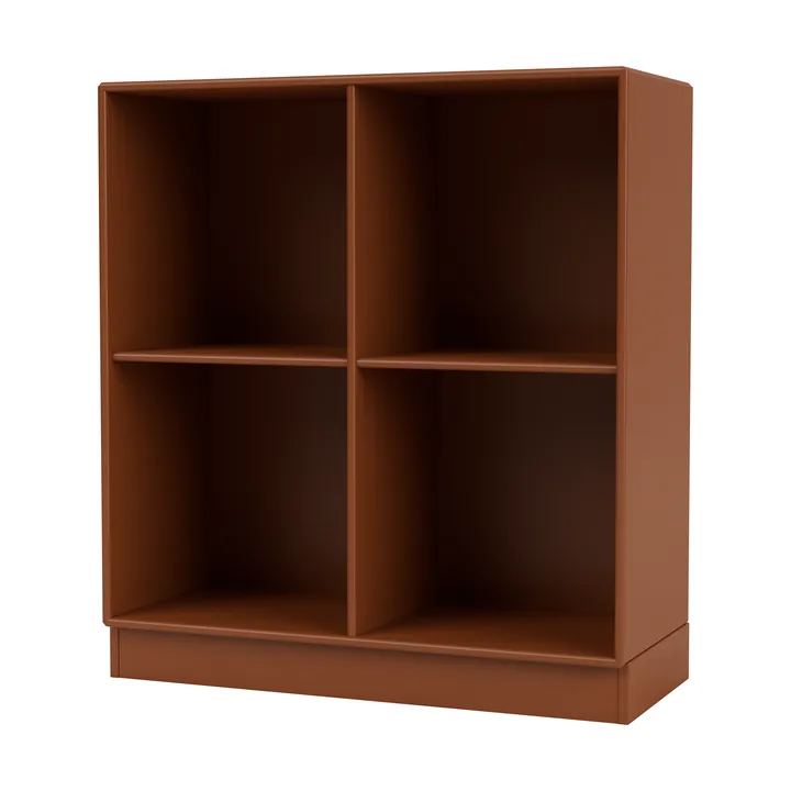 SHOW hylla 69,6x69,6 cm, sockel 7 cm - 146-Hazelnut - Montana