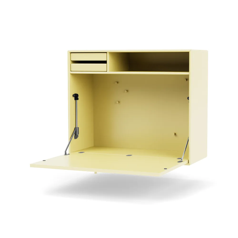 STUDIO skrivbord vägghängt, camomile 159 Montana