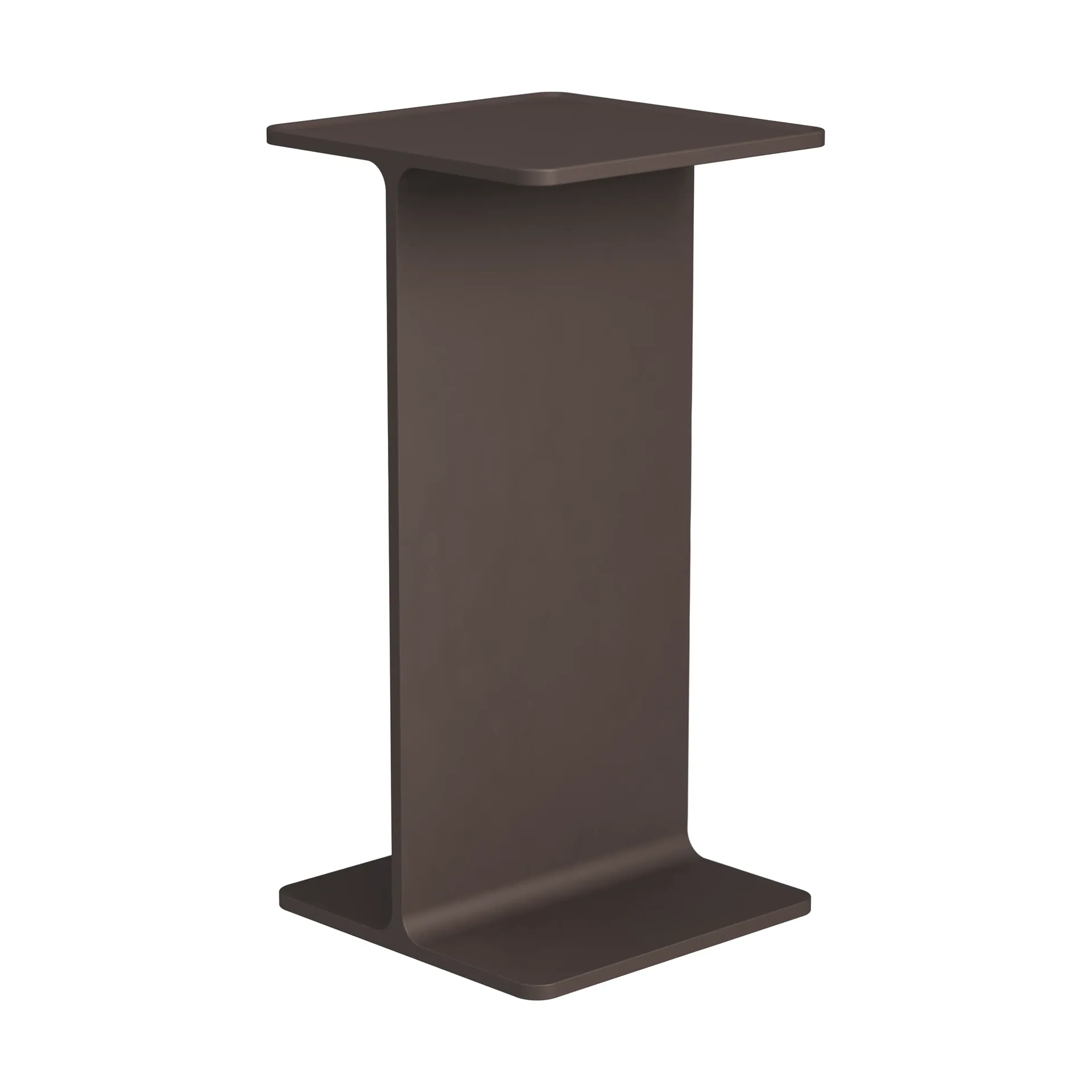 Museum Pedestal piedestal, Mörkbrun, 15x15x30 cm Museum