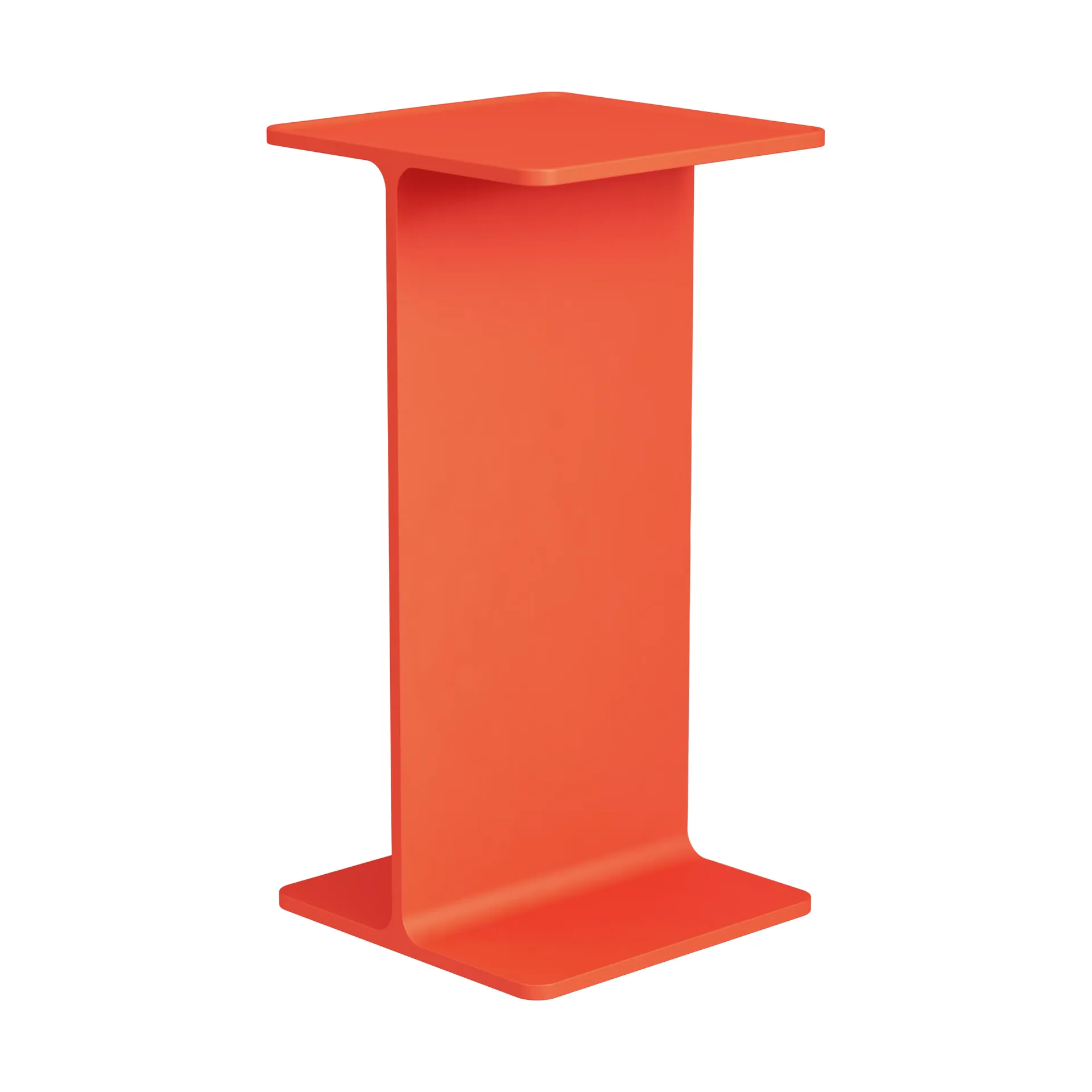 Museum Pedestal piedestal, Orange, 15x15x30 cm Museum