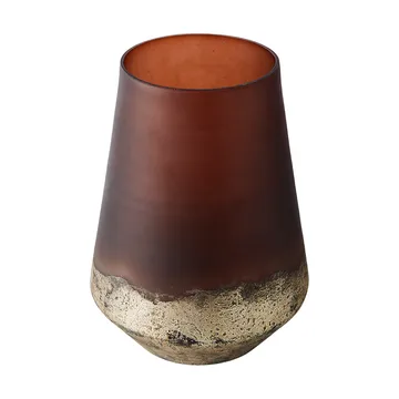Lana vas Ø18x26 cm - Brown-gold - MUUBS