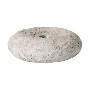 Luna ljusstake - Grey, Ø13x4,8 cm - MUUBS