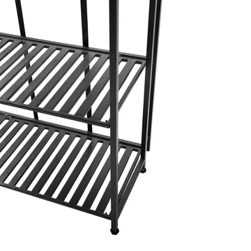 Manhattan High hylla 65,5x33x111 cm - Black - MUUBS