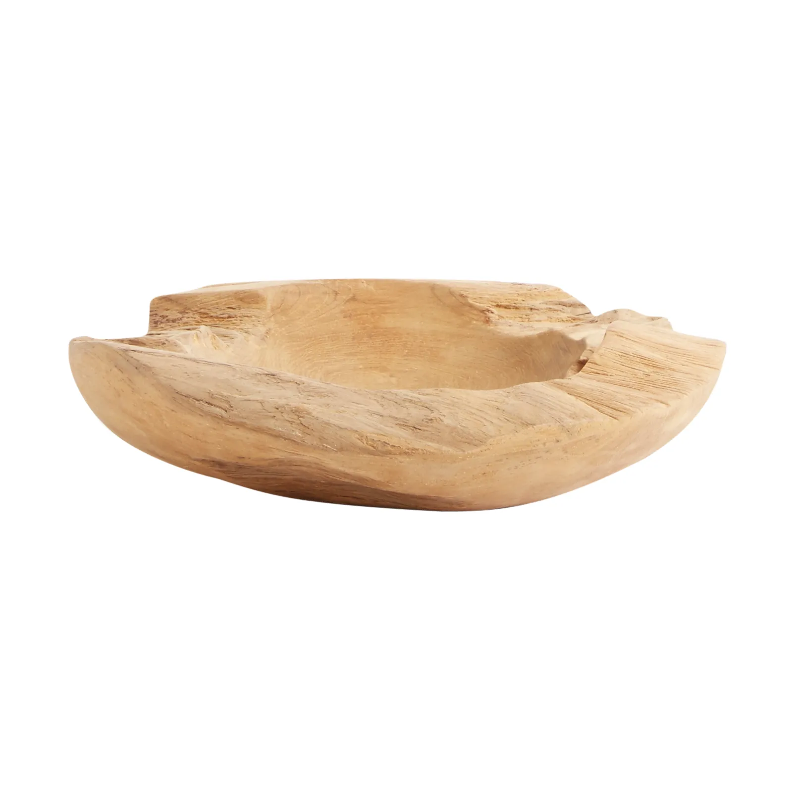 Skål Rustic Teakrot Ø30 cm, Natur MUUBS