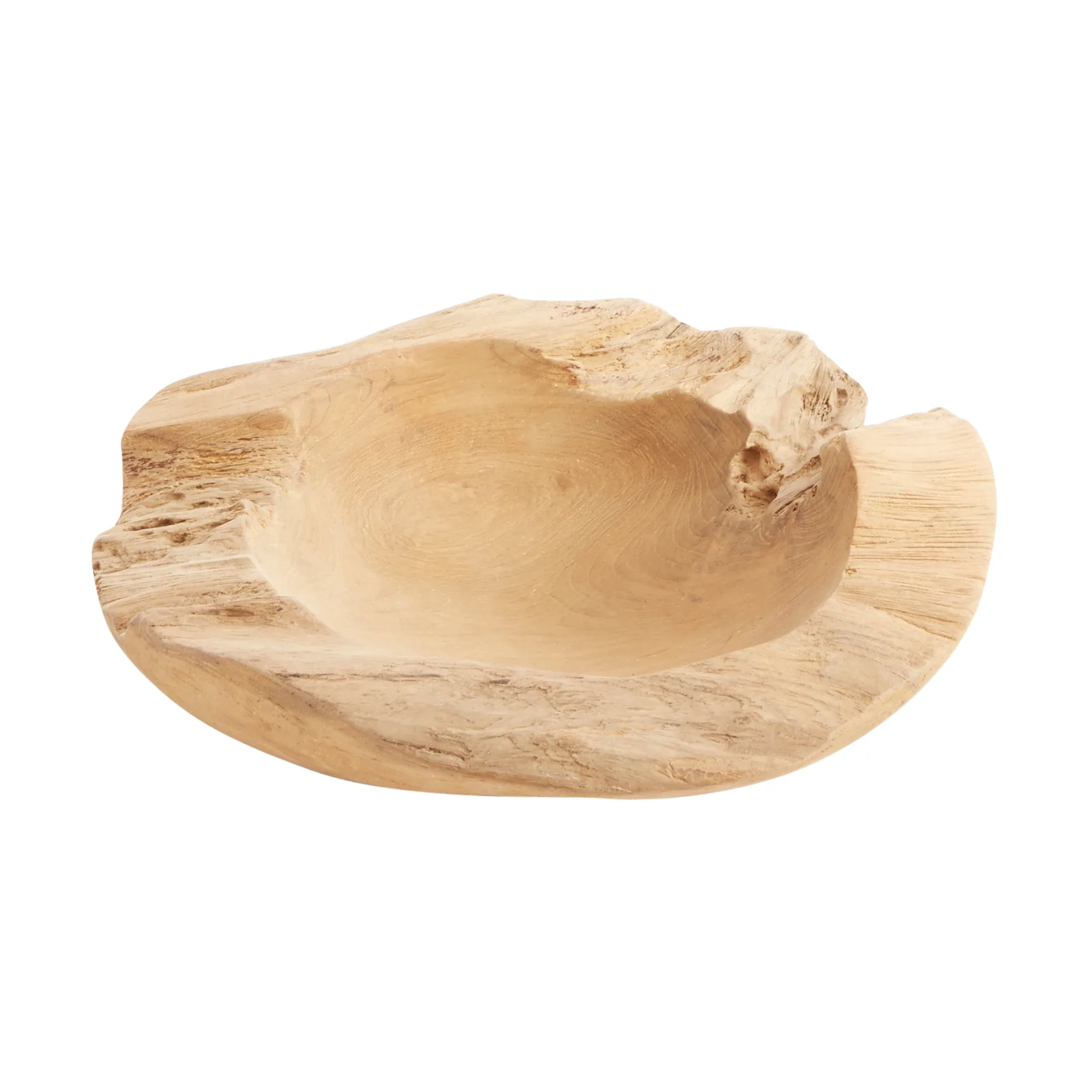 Skål Rustic Teakrot Ø30 cm, Natur MUUBS