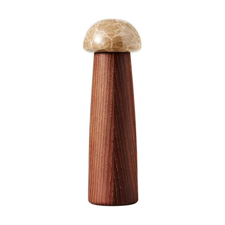 Yami salt- och pepparkvarn M - Karboniserad ask-marmor - MUUBS
