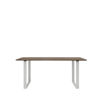 70/70 matbord 170x85 cm - Solid smoked oak-Grey - Muuto