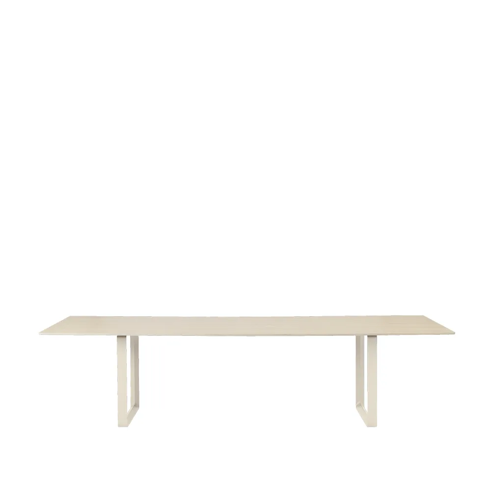 70/70 matbord 295x108 cm, Oak veener-Plywood-Sand Muuto
