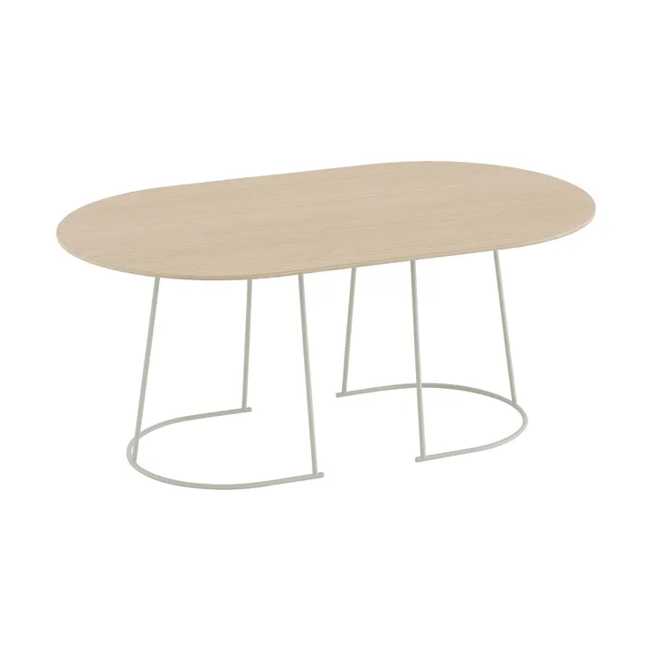 Airy soffbord M - Lackerad ekfanér-off white - Muuto