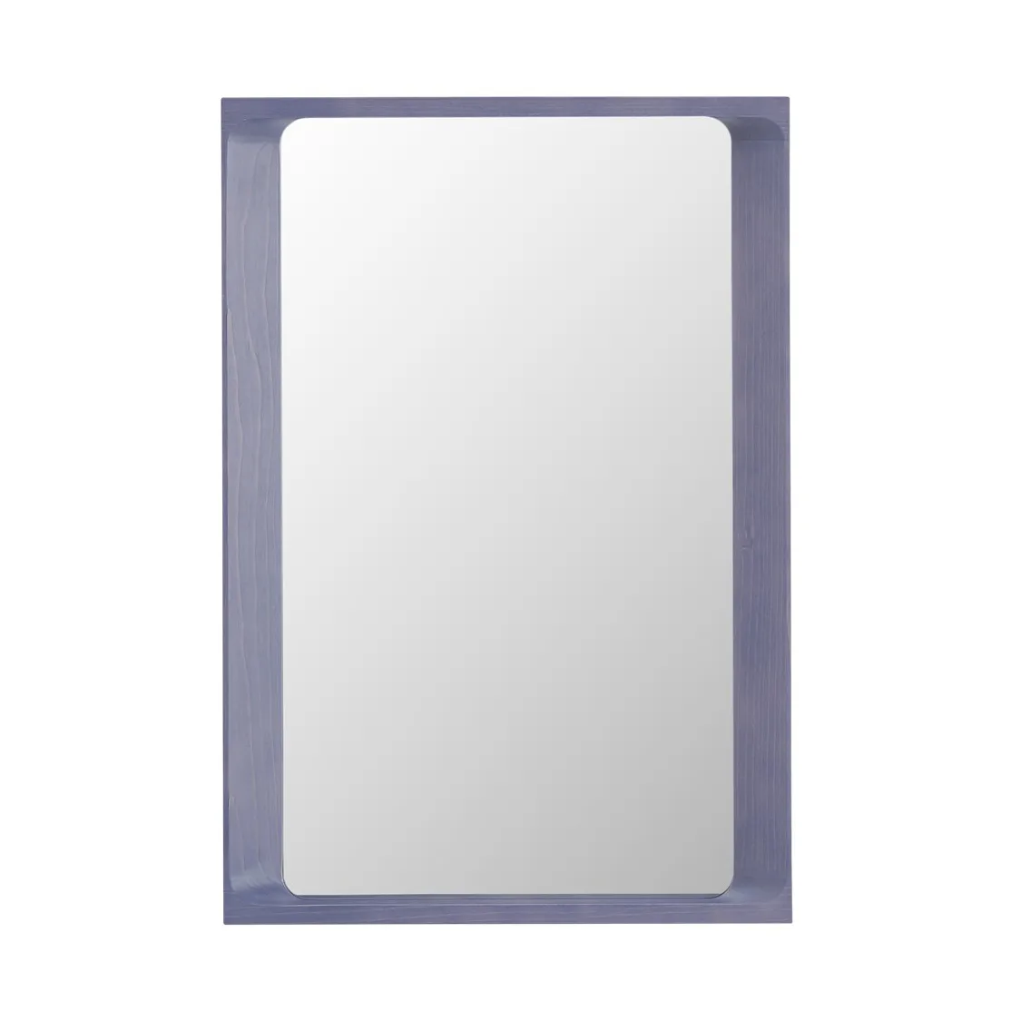 Arced spegel 80x55 cm, Light lilac Muuto