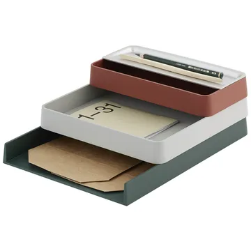Arrange Desktop bricka 25x32 cm - Dark green - Muuto