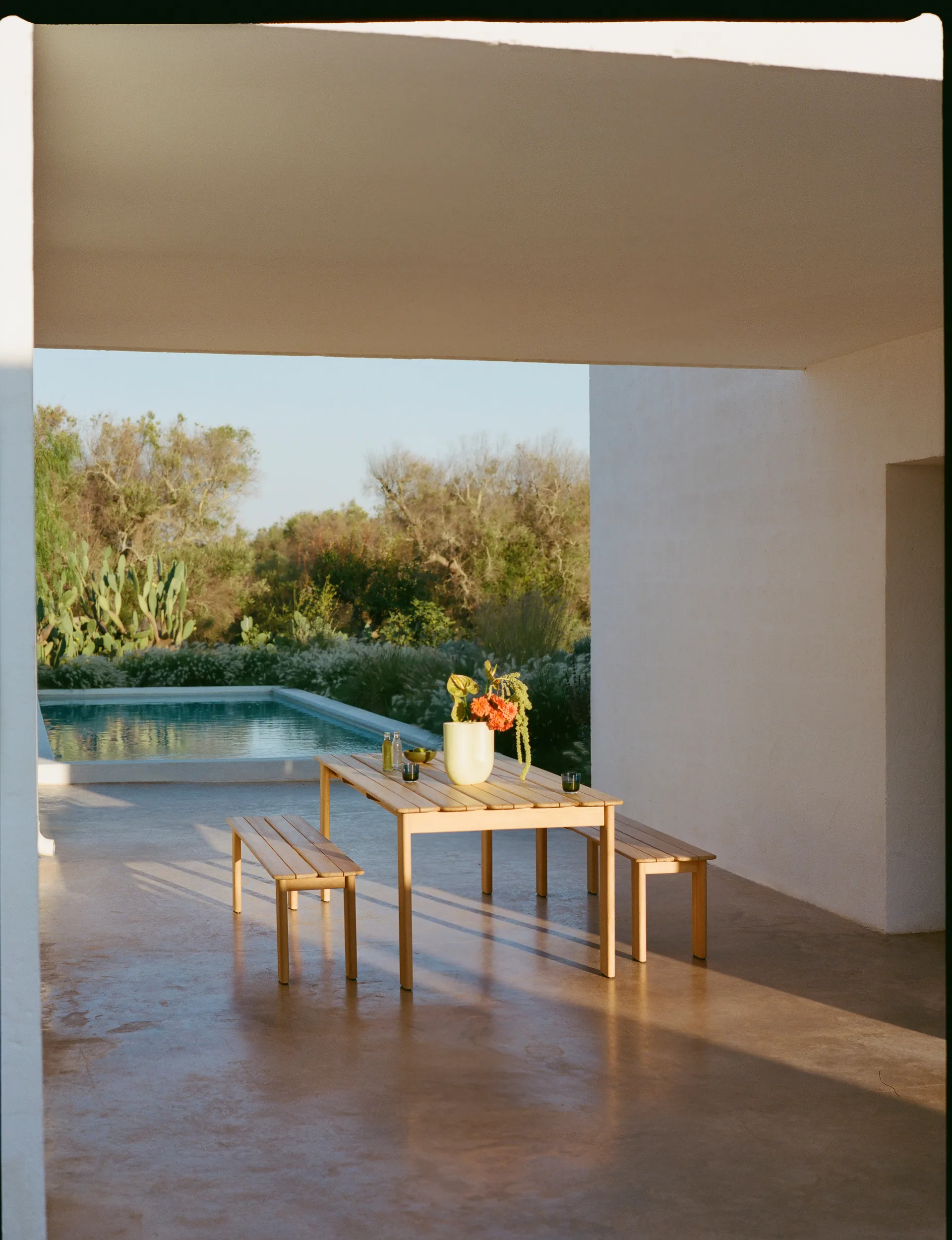 Assemble bord, Teak, 220x92 cm Muuto