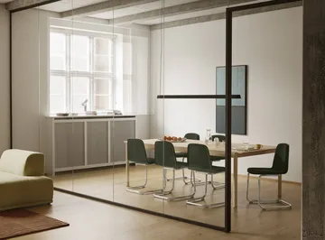 Brink Chair Cantilever Base stol - Svart - Muuto