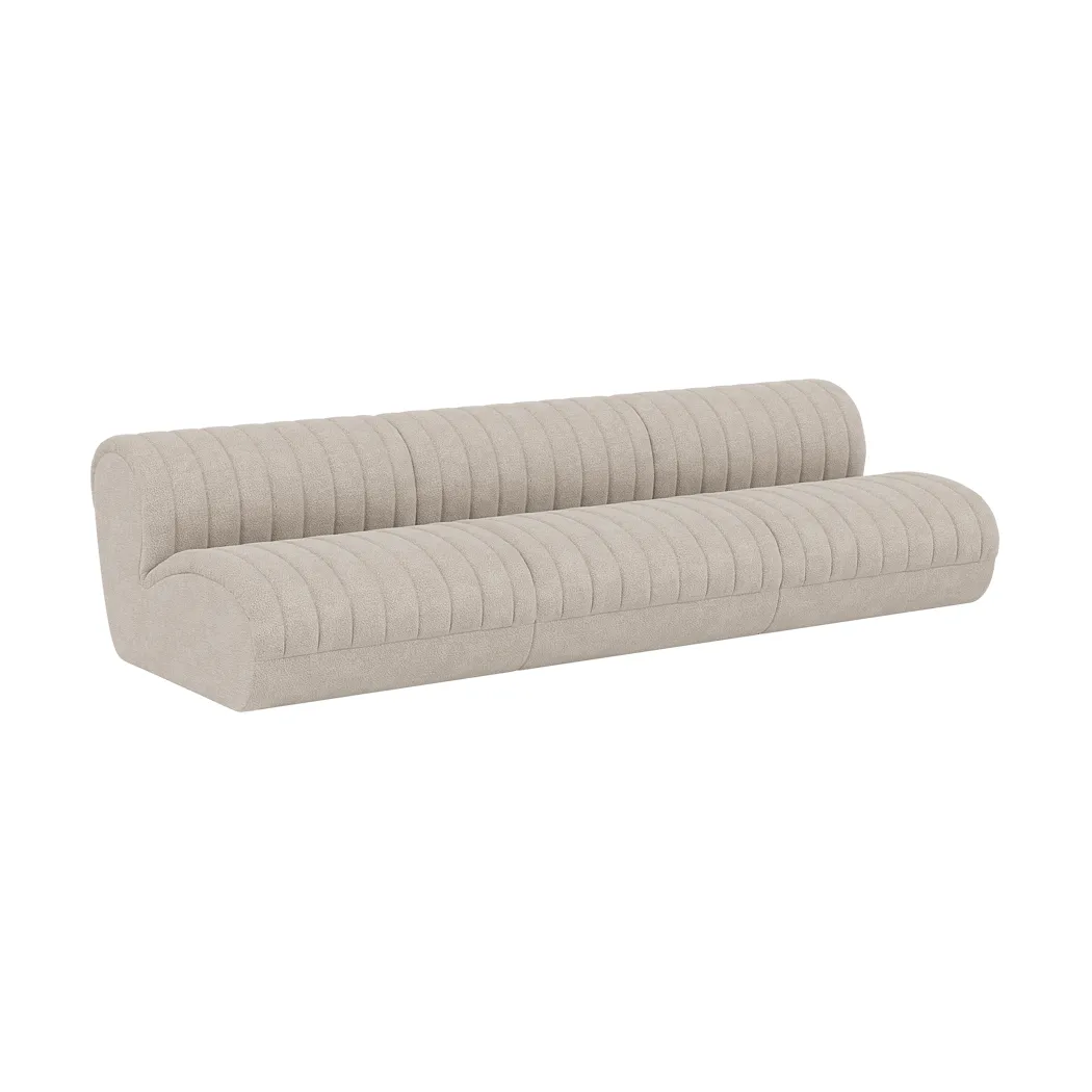 Coltre modulsoffa, Konfiguration 1, turf-sand, 3-sits Muuto