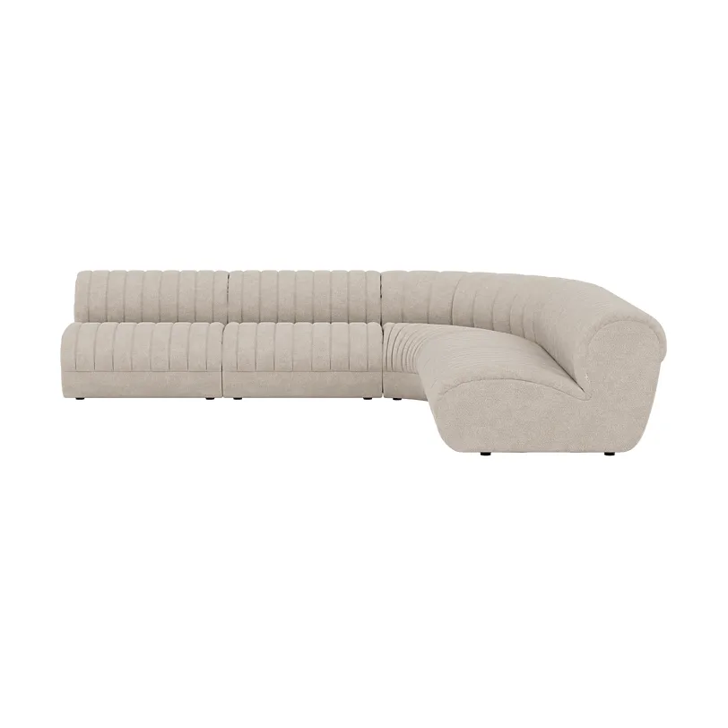 Coltre modulsoffa, Konfiguration 1, turf-sand, hörnsoffa Muuto
