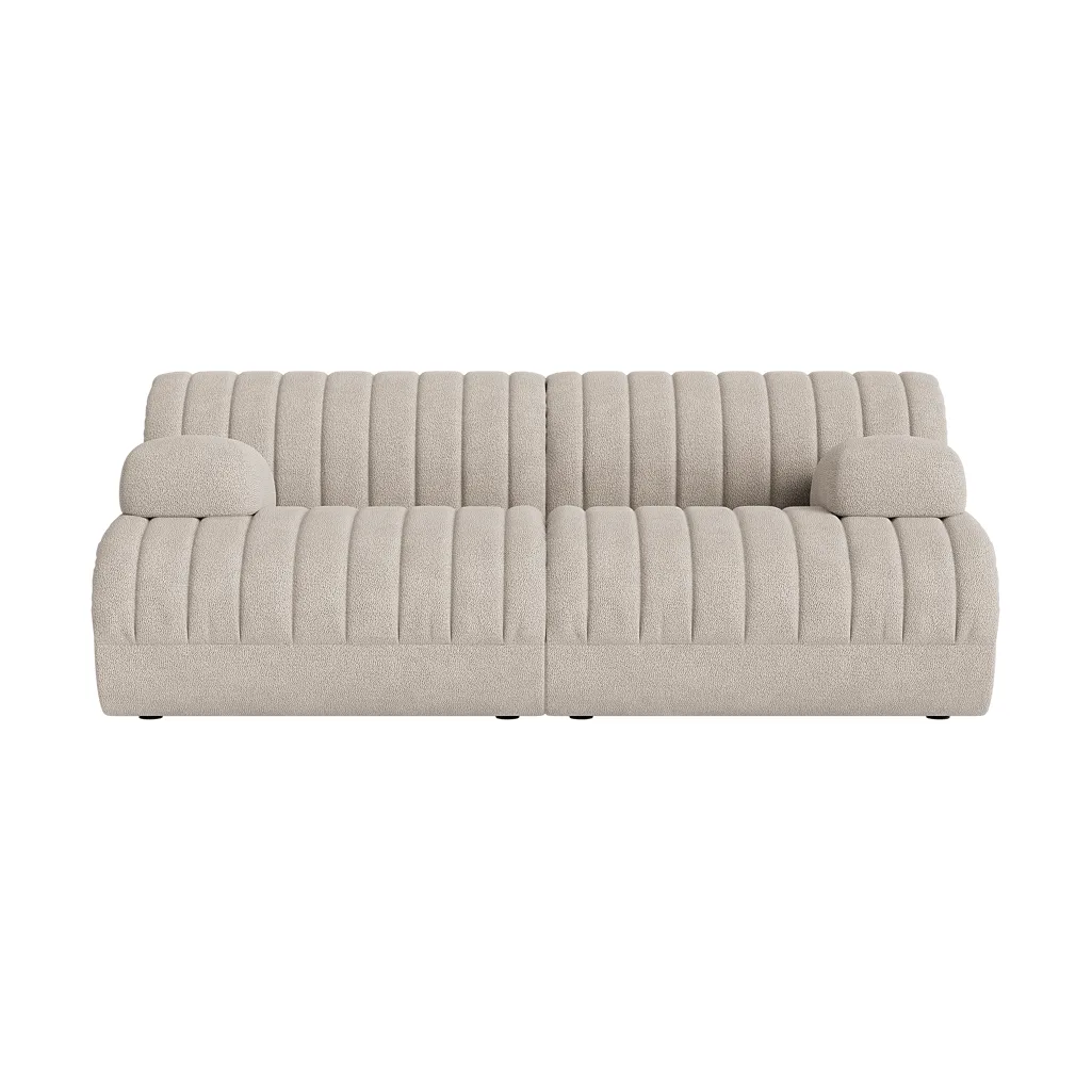 Coltre modulsoffa, Konfiguration 2, turf-sand, 2-sits Muuto