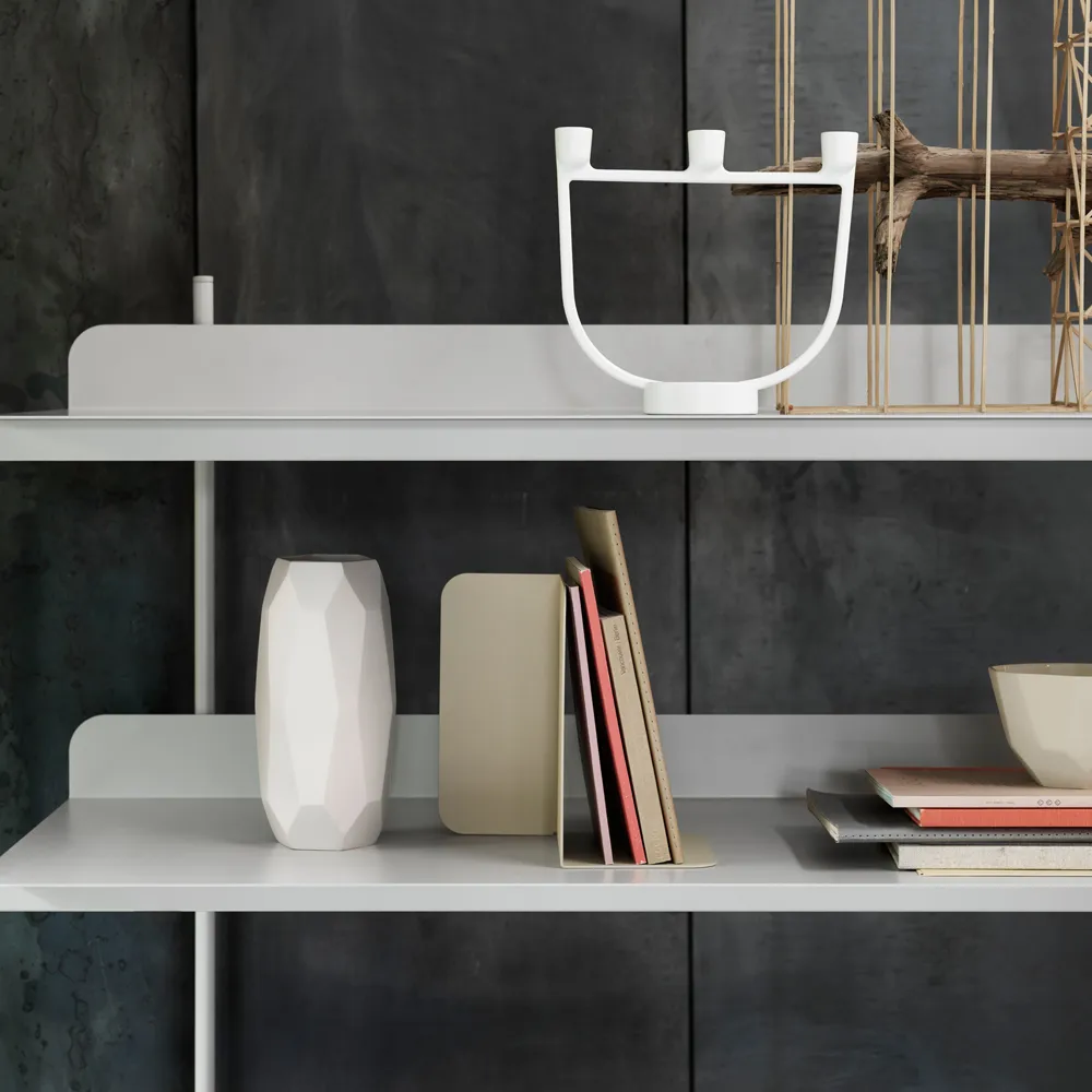 Compile configuration 6 hyllsystem, Black Muuto