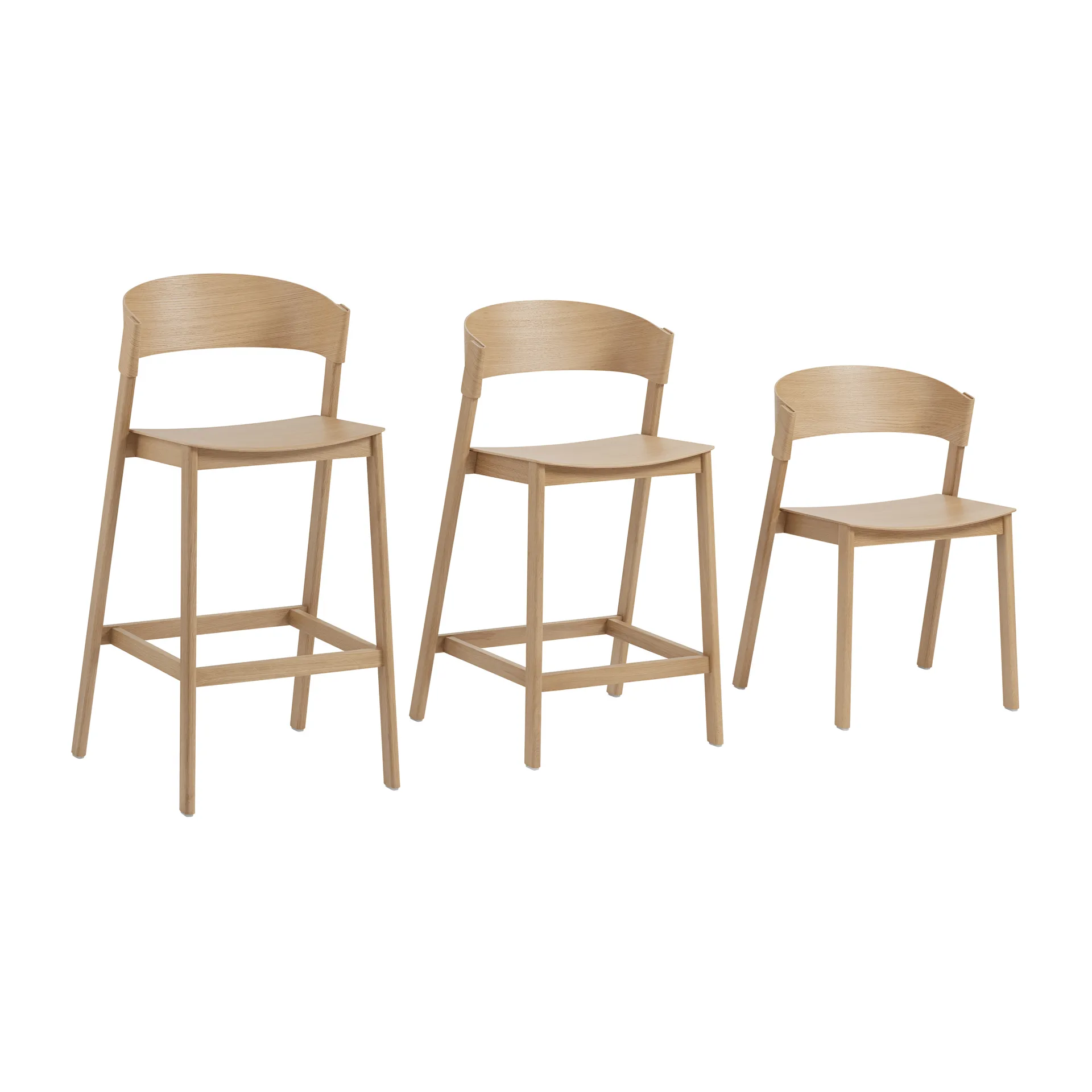 Cover barstol, Oak Muuto