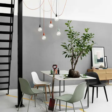 E27 lampa - Ljusgrön - Muuto