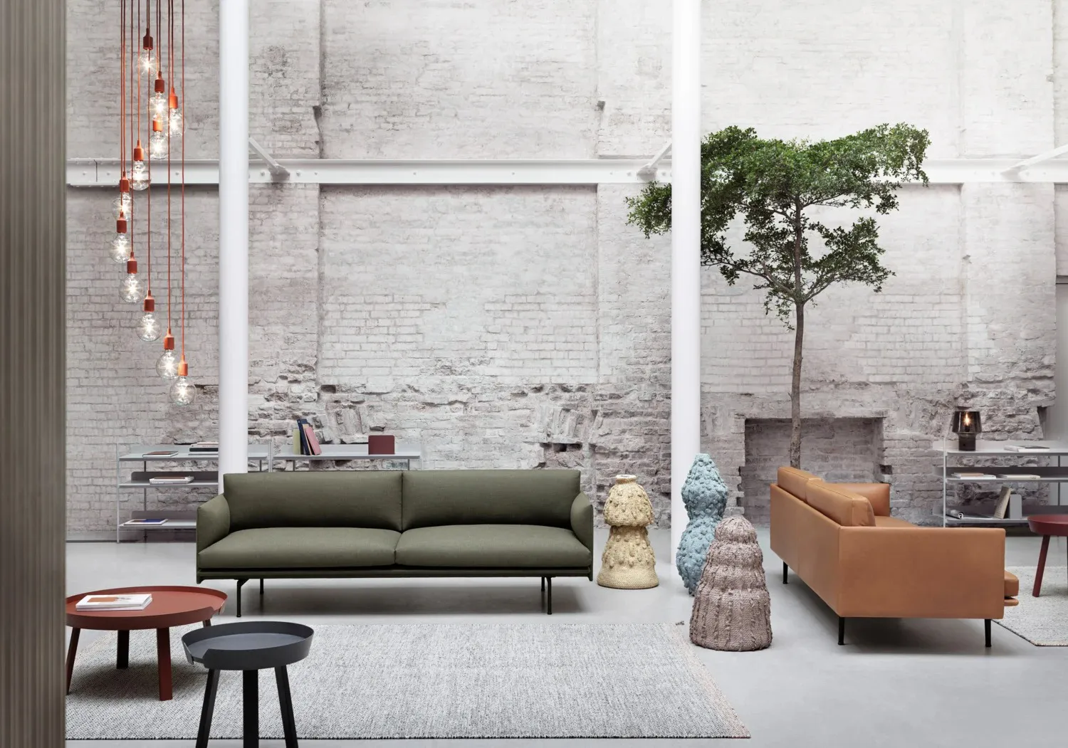 E27 pendel, Light orange Muuto