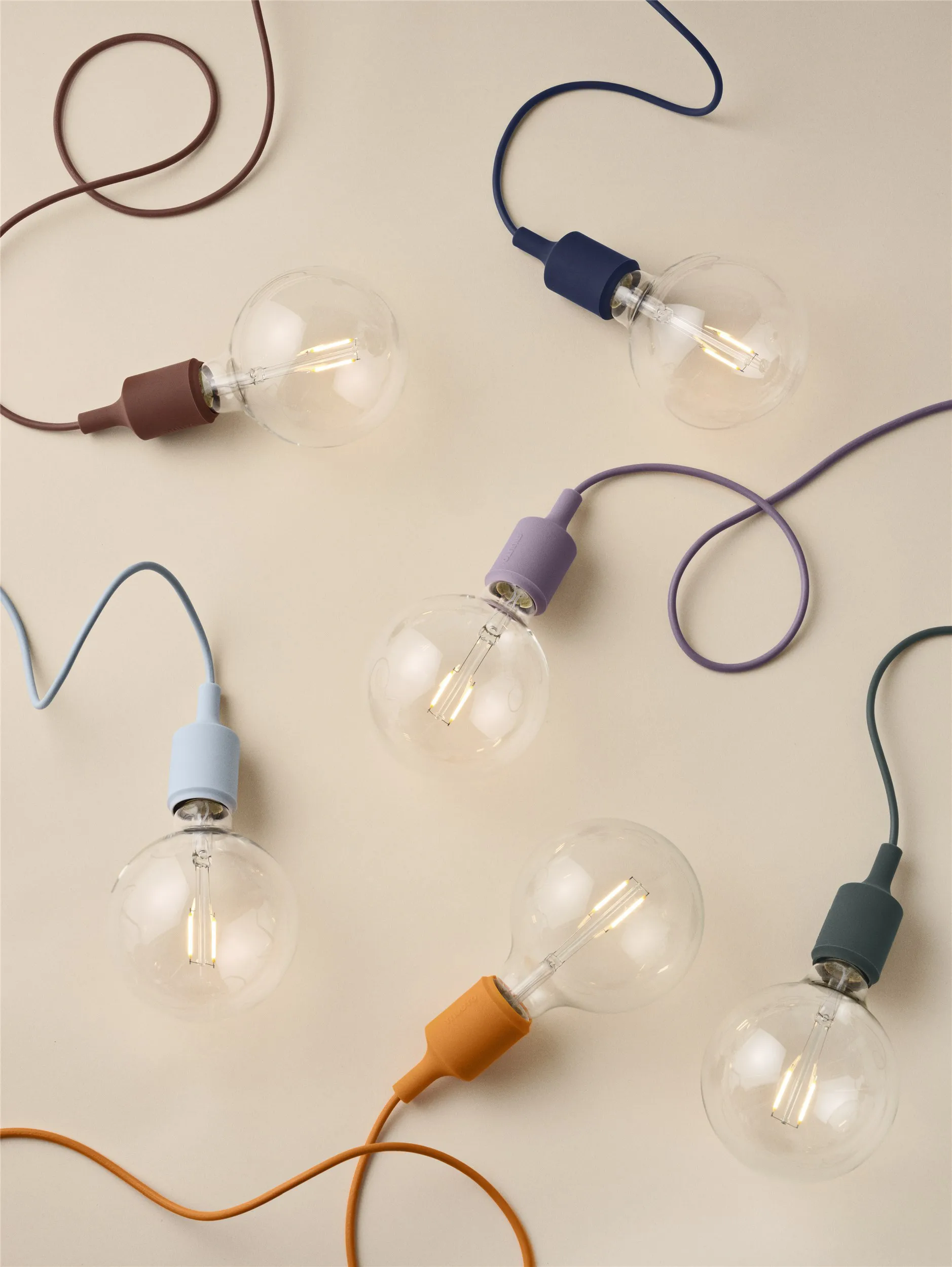 E27 pendel, Light orange Muuto