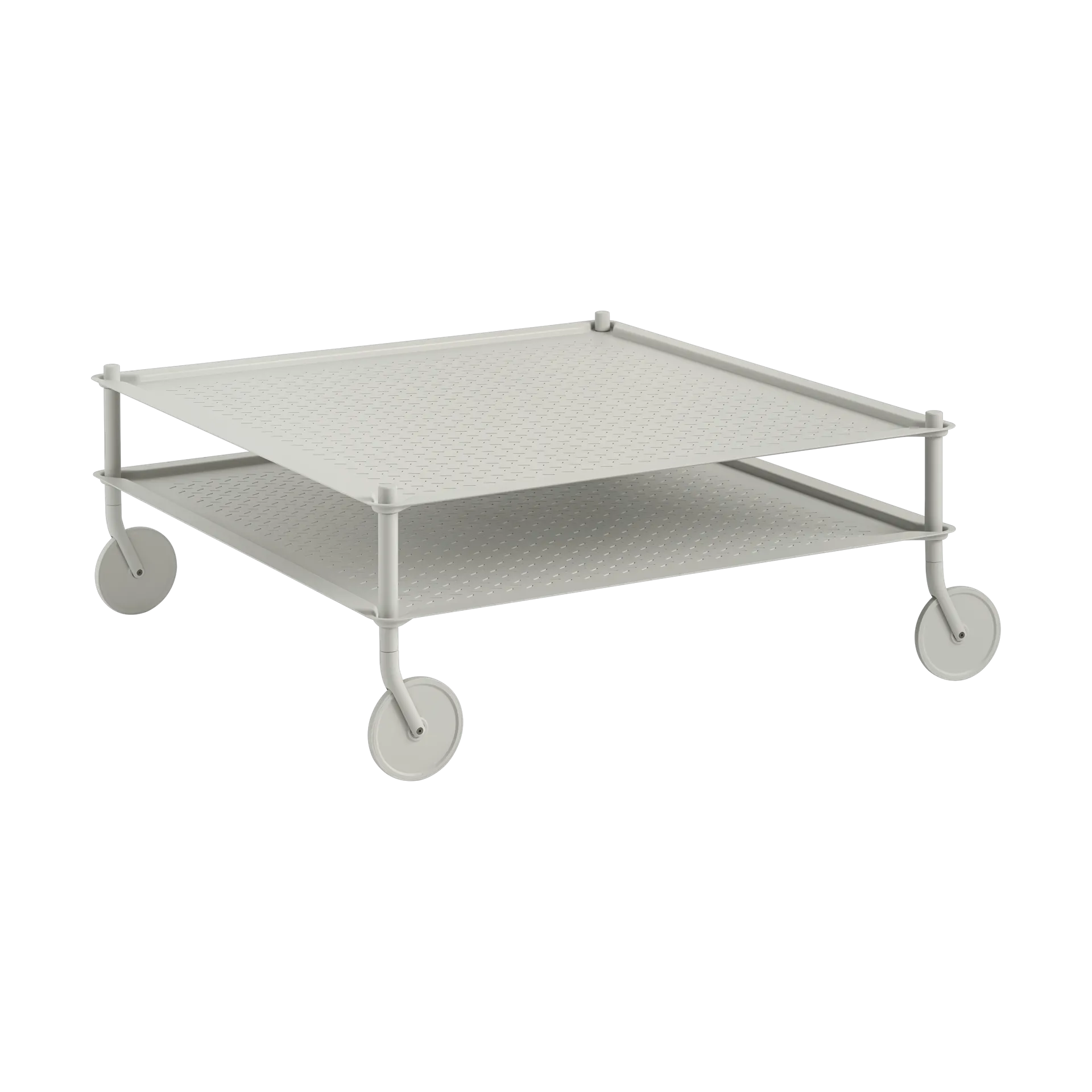 Flow soffbord 95x95 cm, Grey Muuto