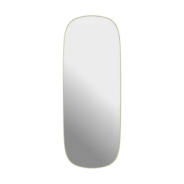 Framed spegel - Light yellow-clear, 118x44,5 cm - Muuto