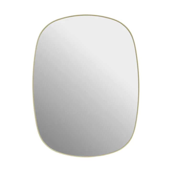 Framed spegel - Light yellow-clear, 59x44 cm - Muuto